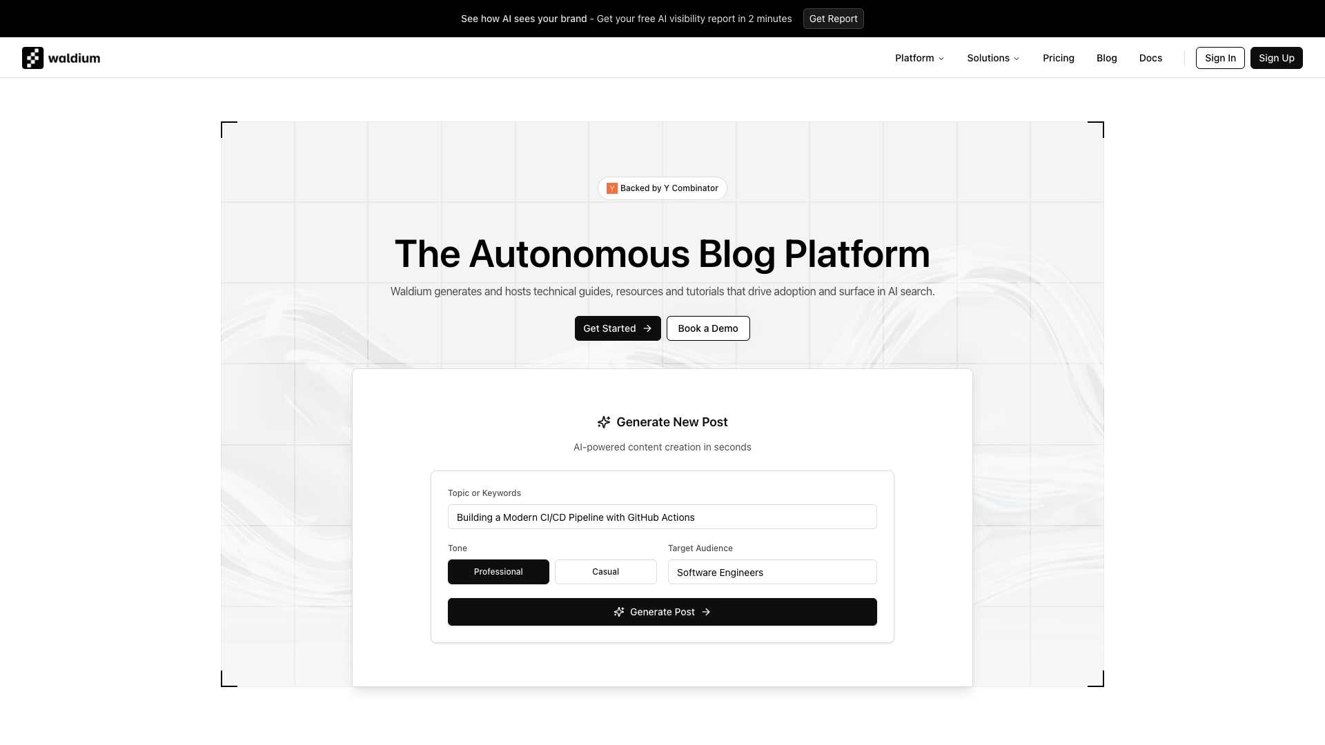 We Made Our Landing Page Mockups Regenerate Themselves with AI