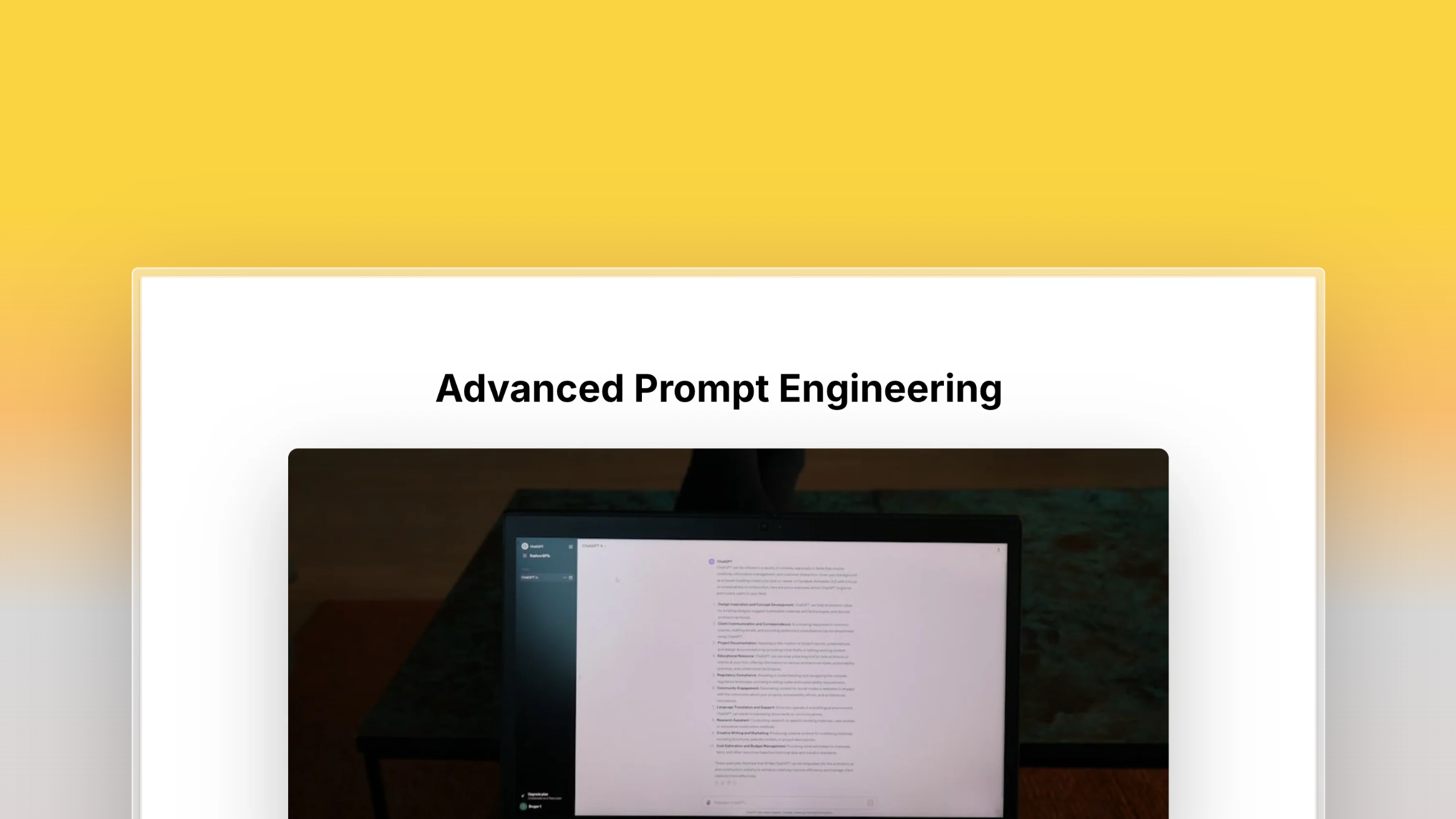 Advanced Prompt Engineering Explained