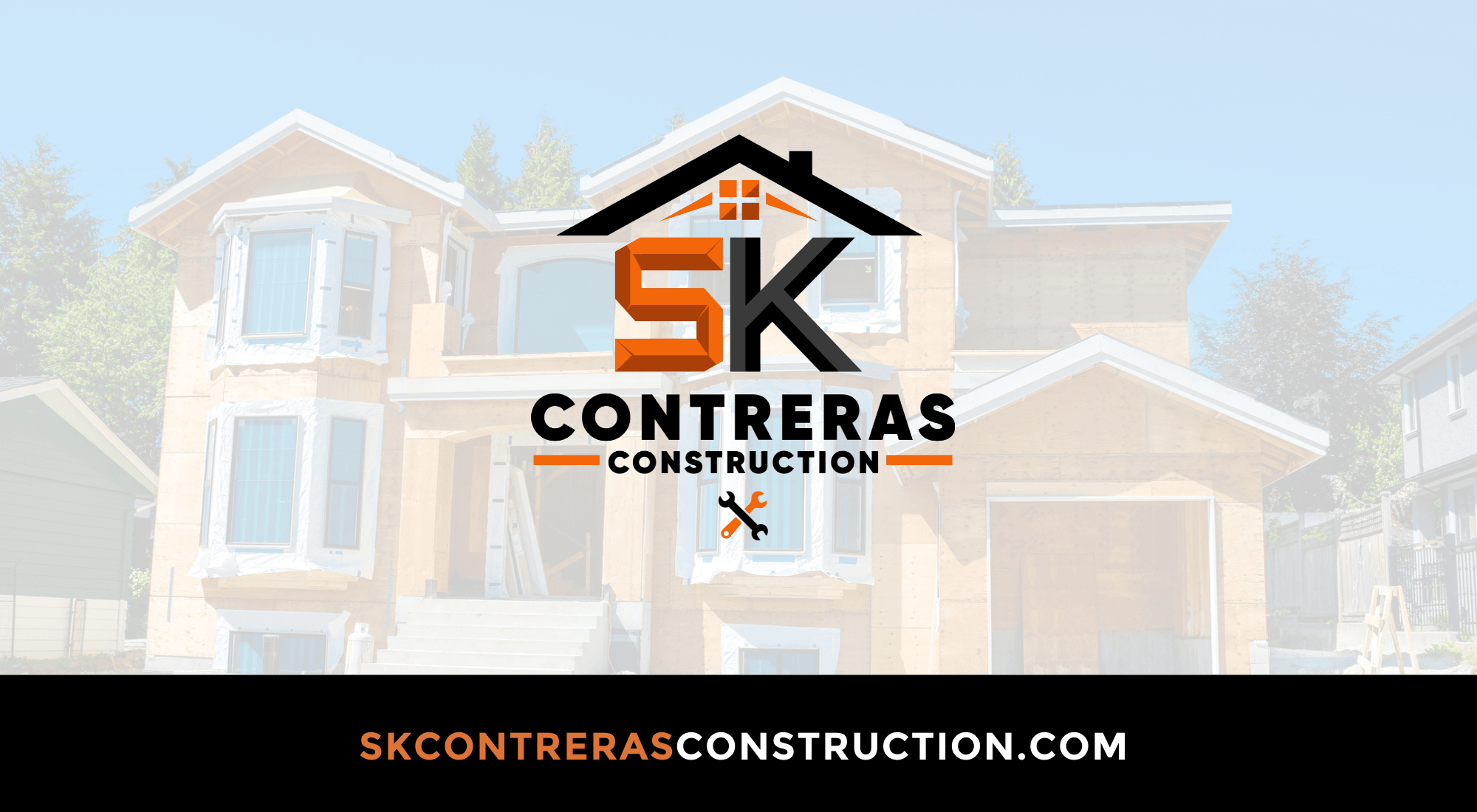 SK Contreras Construction Customer Website Preview Image