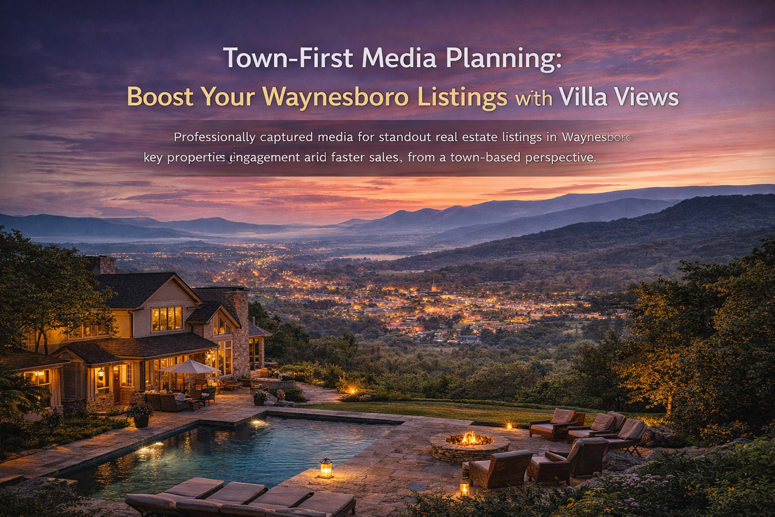 Town-First Media Planning: Boost Your Waynesboro Listings with Villa Views